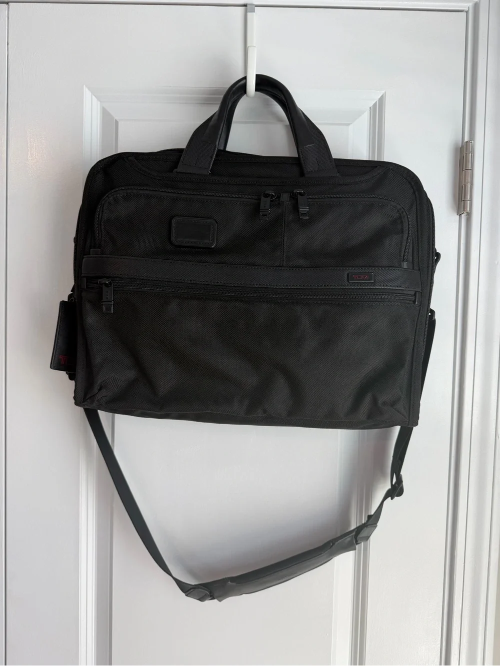 Tumi Alpha 2 Portfolio Organizer Ballistic Nylon Briefcase 26108D2 Black